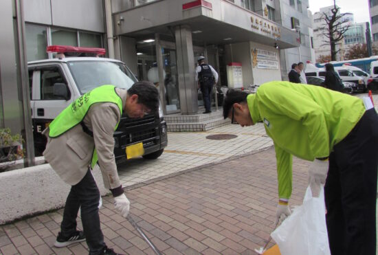 清掃活動の様子