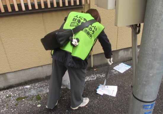 清掃活動の様子